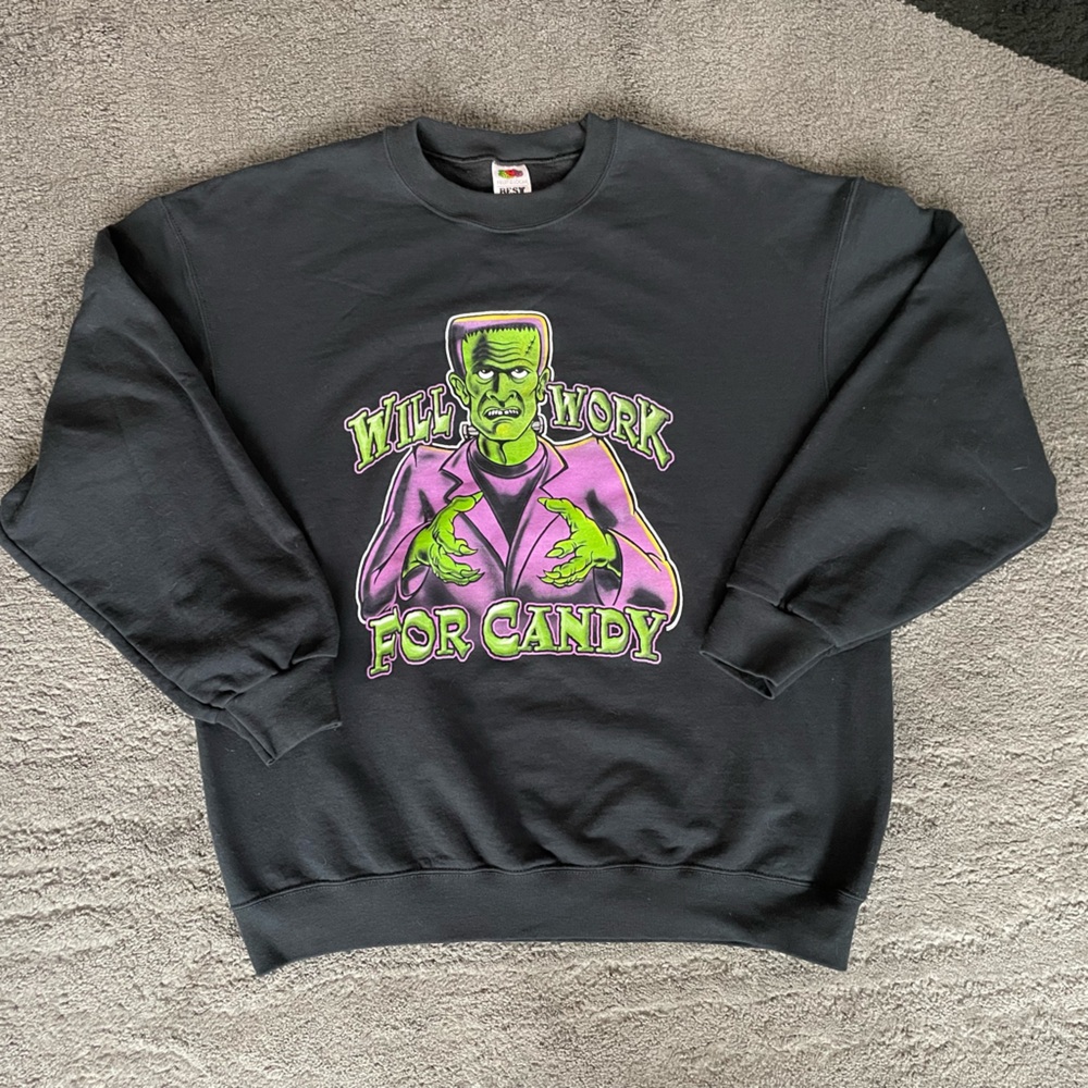 Vintage Will Work For Candy Men’s Crewneck